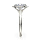 Michael M Bezel Oval Engagement Ring