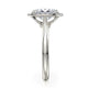 Michael M Bezel Oval Engagement Ring