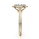 Michael M Bezel Oval Engagement Ring