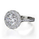 Michael M Prong Round Engagement Ring