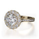 Michael M Prong Round Engagement Ring