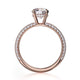 Michael M Hidden Halo Round Engagement Ring