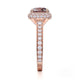 Michael M Hidden Halo Round Engagement Ring