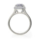 Michael M Hidden Halo Round Engagement Ring