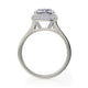 Michael M Hidden Halo Round Engagement Ring