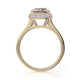 Michael M Hidden Halo Round Engagement Ring