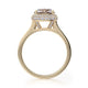 Michael M Hidden Halo Round Engagement Ring