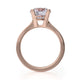 Michael M Hidden Halo Round Engagement Ring