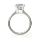 Michael M Hidden Halo Round Engagement Ring
