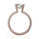 Michael M Hidden Halo Round Engagement Ring