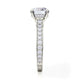 Michael M Hidden Halo Round Engagement Ring