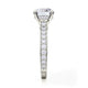 Michael M Hidden Halo Round Engagement Ring