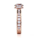 Michael M Hidden Halo Round Engagement Ring