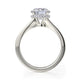 Michael M Hidden Halo Round Engagement Ring