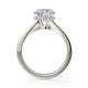 Michael M Hidden Halo Round Engagement Ring