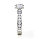 Michael M Hidden Halo Round Engagement Ring