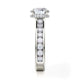 Michael M Hidden Halo Round Engagement Ring