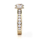 Michael M Hidden Halo Round Engagement Ring