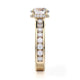 Michael M Hidden Halo Round Engagement Ring