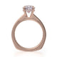 Michael M Hidden Halo Round Engagement Ring