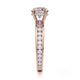 Michael M Hidden Halo Round Engagement Ring