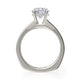 Michael M Hidden Halo Round Engagement Ring
