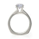 Michael M Hidden Halo Round Engagement Ring