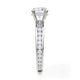 Michael M Hidden Halo Round Engagement Ring