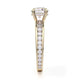 Michael M Hidden Halo Round Engagement Ring