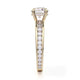Michael M Hidden Halo Round Engagement Ring