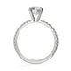 Michael M Hidden Halo Round Engagement Ring
