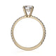 Michael M Hidden Halo Round Engagement Ring