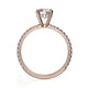Michael M Hidden Halo Round Engagement Ring