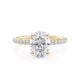 MICHAEL M Engagement Rings Crown R706-2 Oval