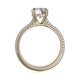 Michael M Hidden Halo Round Engagement Ring