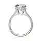 Michael M Hidden Halo Round Engagement Ring