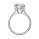 Michael M Hidden Halo Round Engagement Ring