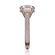 Michael M Hidden Halo Round Engagement Ring