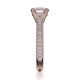 Michael M Hidden Halo Round Engagement Ring
