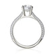 Michael M Hidden Halo Round Engagement Ring