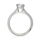 Michael M Hidden Halo Round Engagement Ring