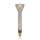 Michael M Hidden Halo Round Engagement Ring