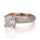 Michael M Hidden Halo Round Engagement Ring