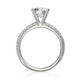 Michael M Hidden Halo Round Engagement Ring