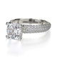 Michael M Hidden Halo Round Engagement Ring