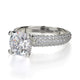 Michael M Hidden Halo Round Engagement Ring