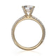 Michael M Hidden Halo Round Engagement Ring