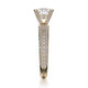 Michael M Hidden Halo Round Engagement Ring