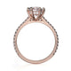 Michael M Hidden Halo Cushion Engagement Ring
