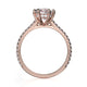 Michael M Hidden Halo Cushion Engagement Ring